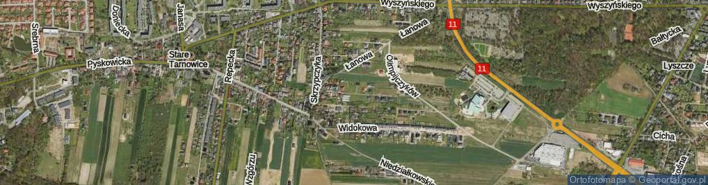 Zdjęcie satelitarne Panoramiczna ul.